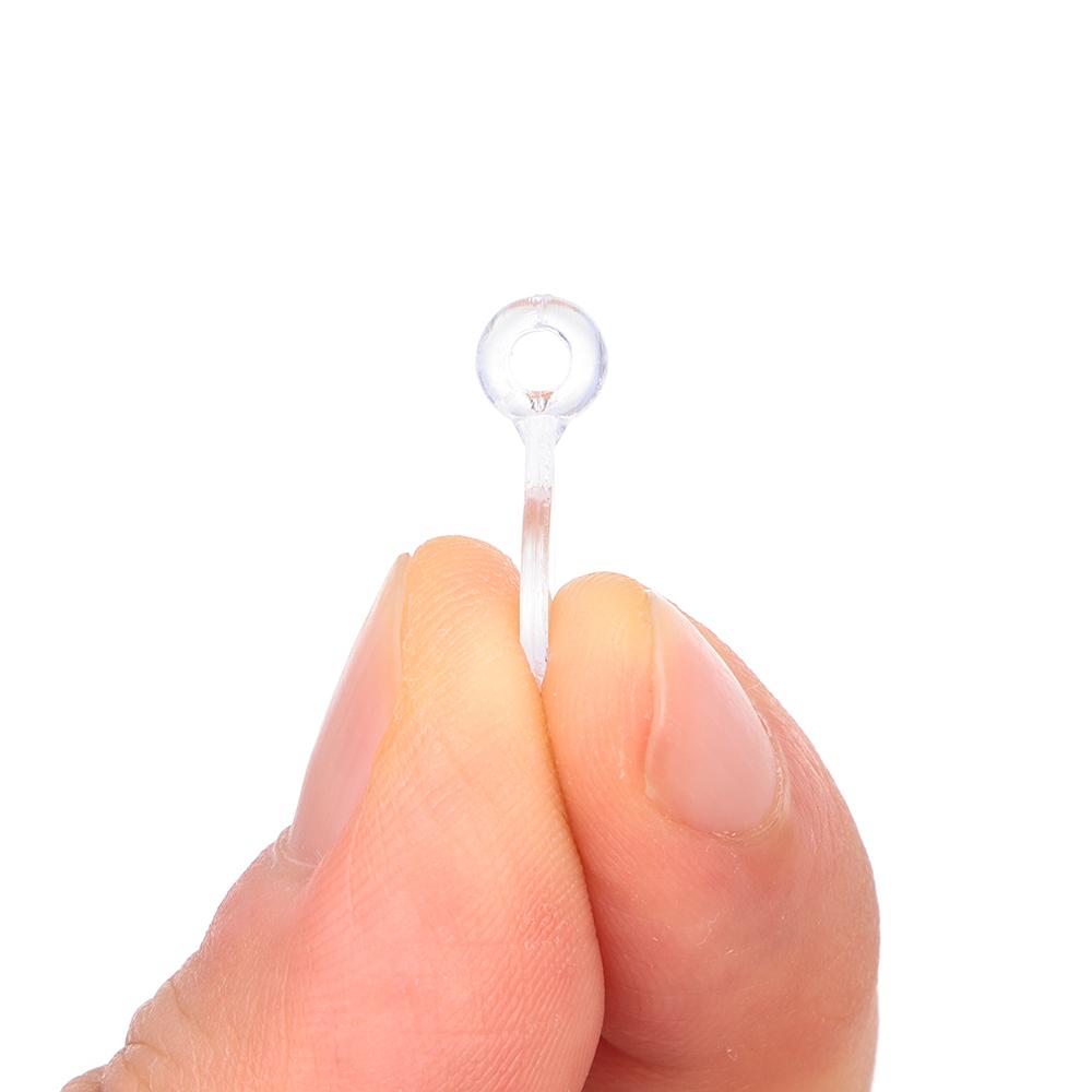 500 Pcs Transparent Clear Cabochon Pendants Flat Pad Pendants Bails  for Jewelry Pendant Making