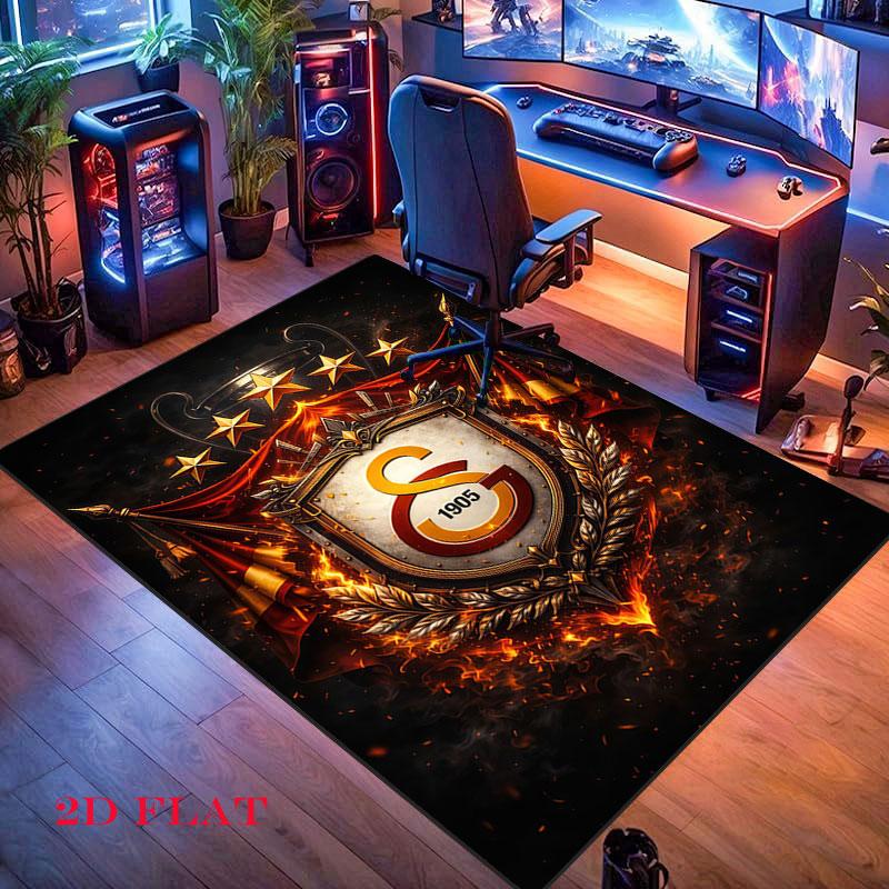 Galatasaray Vibe Carpet Rug for Living Room Bedroom Home Sofa Decoration,Kids Play Nonslip Floor Mat