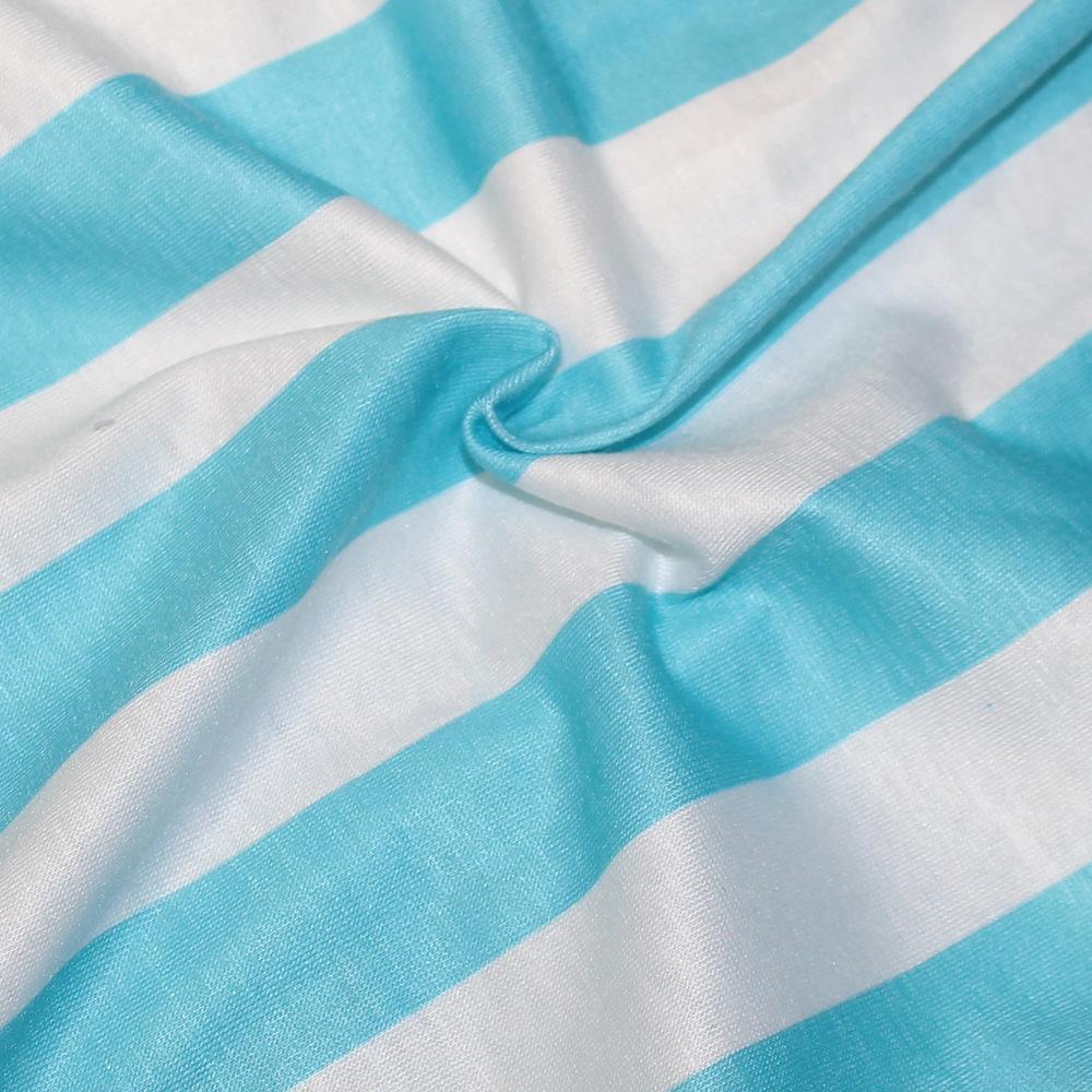 Letní dámská móda kombinéza bez rukávů s pruhovaným potiskem, volný kombinéza