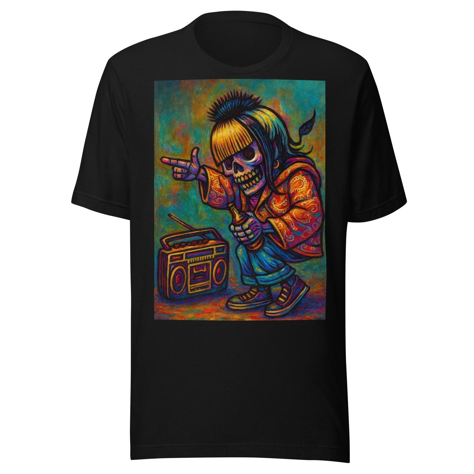 Skull Boombox Vibes Unisex t-shirt S
