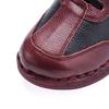 New Genuine Leather Short Boots Women'S Winter Plush Shoes Waterproof Flat Booties Woman Lace Up Ankle Boot Lady Furry Snow Shoe