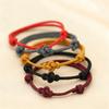 New Handmade Hypoallergenic Nylon Cord Bracelet Unisex Unique Knot Couple Braslet Valentine Day Gift Not Fading Or Deforming