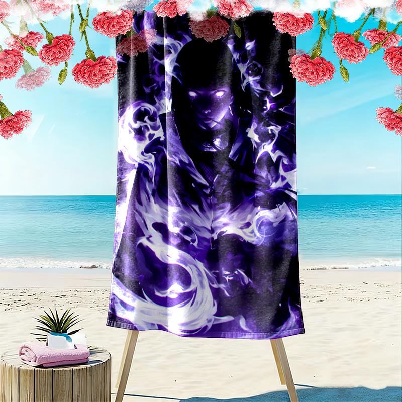 Naruto Beach Towel Perfect for Travel, Outdoor Activities, Swimming, Camping, Hiking