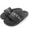 Pristine Sandals Logo Design Slide Sandals Black Rubber Women 35 Used