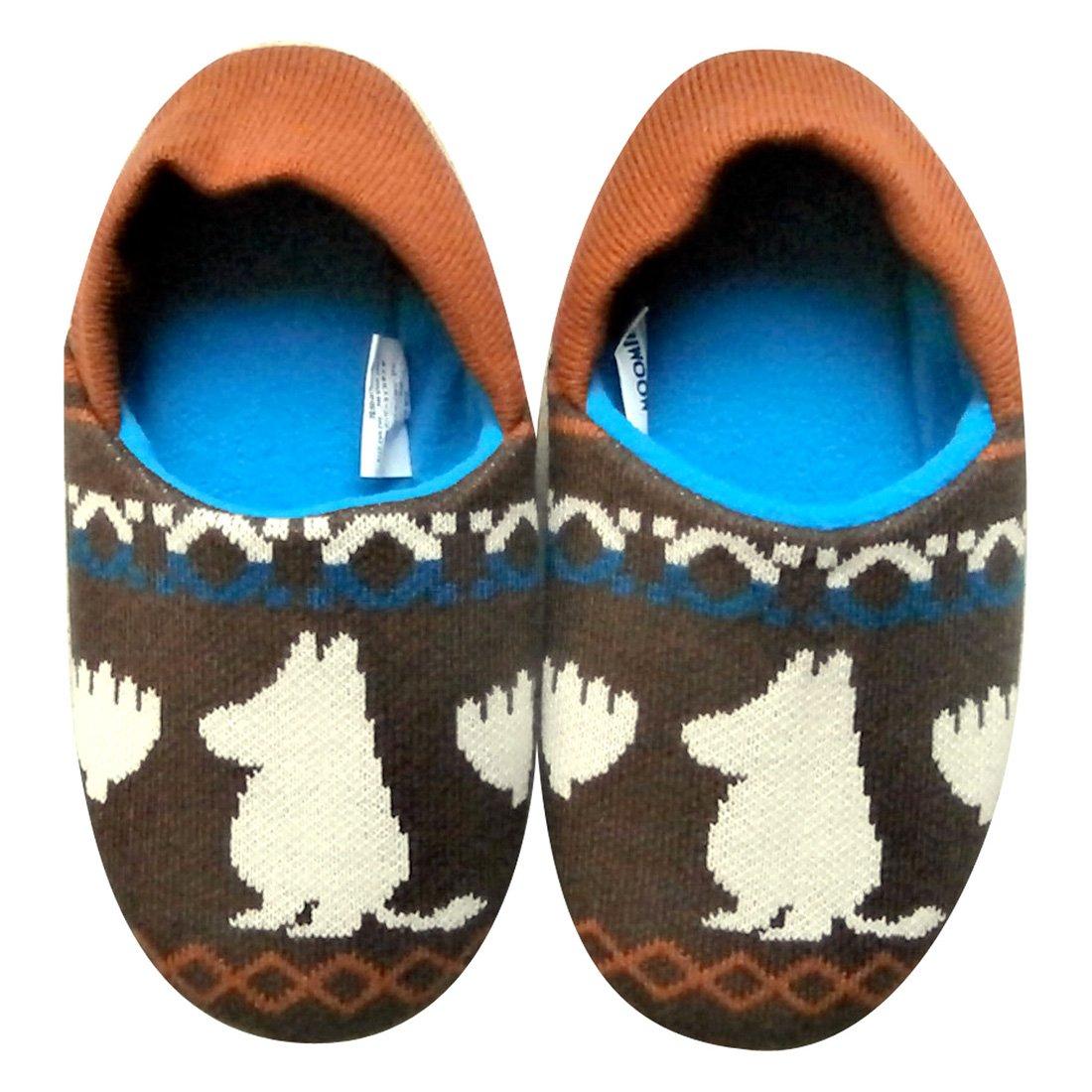 

Муми-тролль вязаная комната примерно MMAP1682R обувь, коричневый, 23см-24.5см,