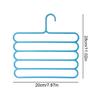 Multi-Layer Pants Rack - Space-Saving, Anti-Slip, and Adjustable Design for Organizing Clothes, Scarves, and Accessories