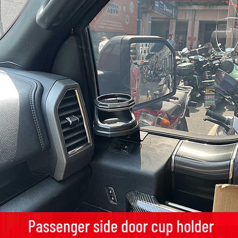 Compatible with 2015-2021 Ford F-150 Raptor: cup holders, door and window mods, tea cup holders.