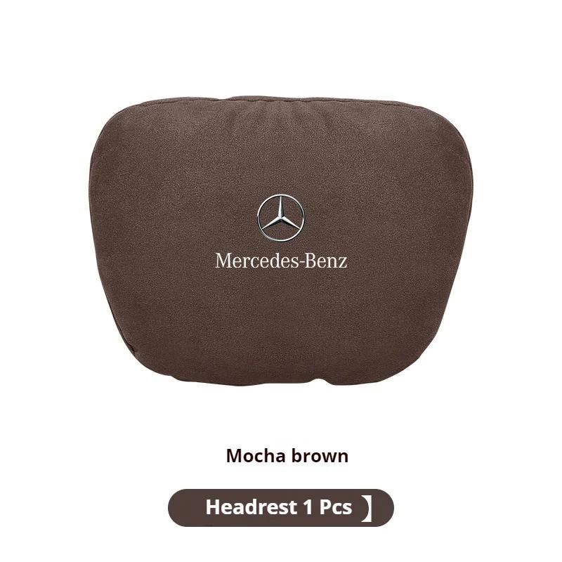 LCYN3 For Mercedes-Benz A B C E S V R-Class A45 C43 CLA GLA GLB GLC GLE SLK Car Headrest Lumbar Rest Cushion Neck Support Neck Pillow