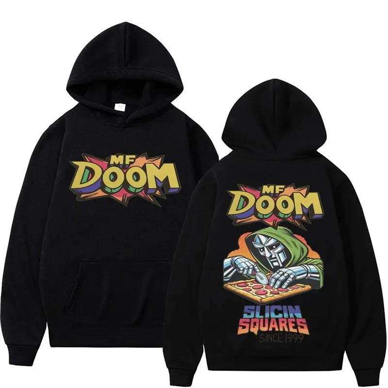 2026 new comic retro style hip hop 2D printed pattern hoodie, men's and women's fashion casual sweatshirt