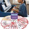 Flashcard Musicali Strumento di Studio Apprendimento Teoria delle Note per Pianoforte Flashcard Carte per l'Educazione Musicale per Studenti di Musica Principianti