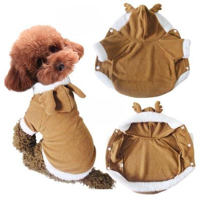 Weihnachts-Katzen- und Hundekleidung, Herbst- und Winter-Haustierkleidung, Weihnachts-Outfits, Rentier-Verkleidungen, Welpenkleidung