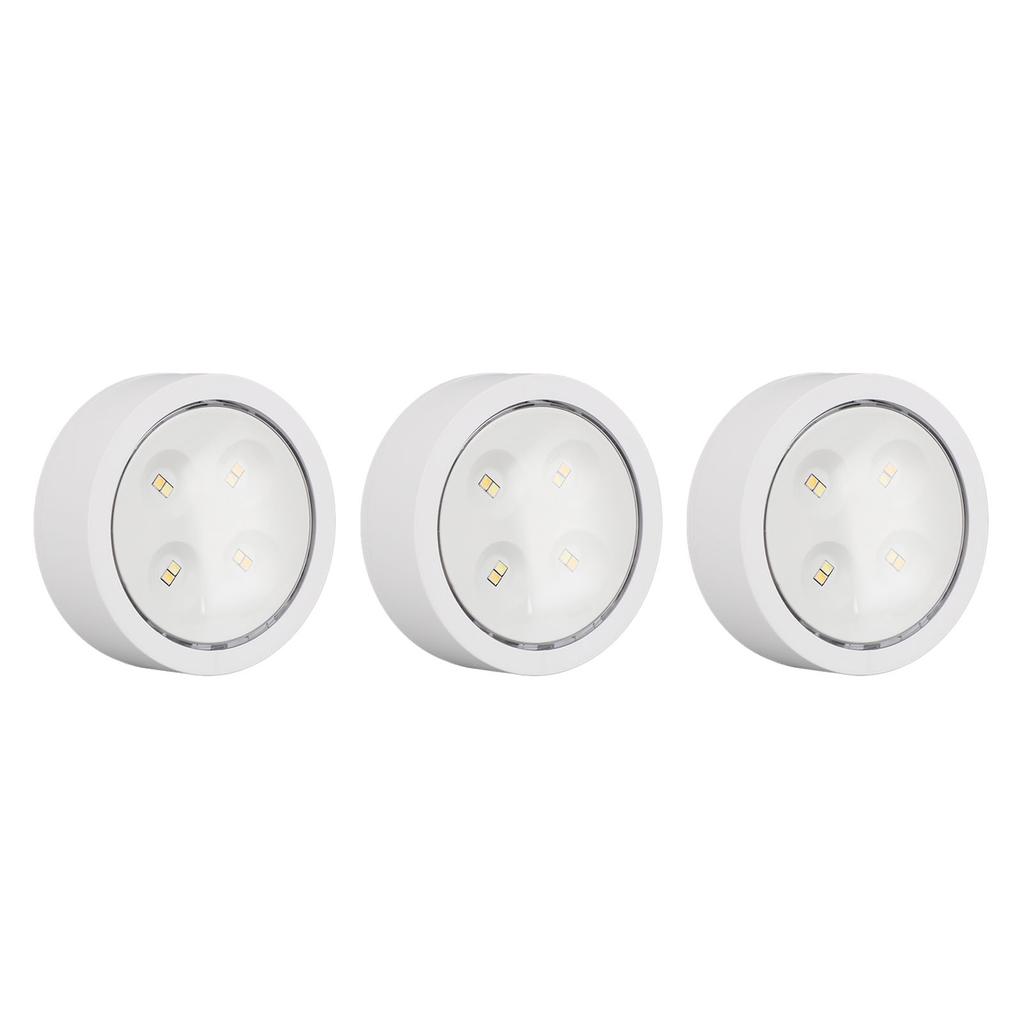3Pcs Remote Control LED Light ABS Night Lamp Home Decoration for Cabinet Kitchen
