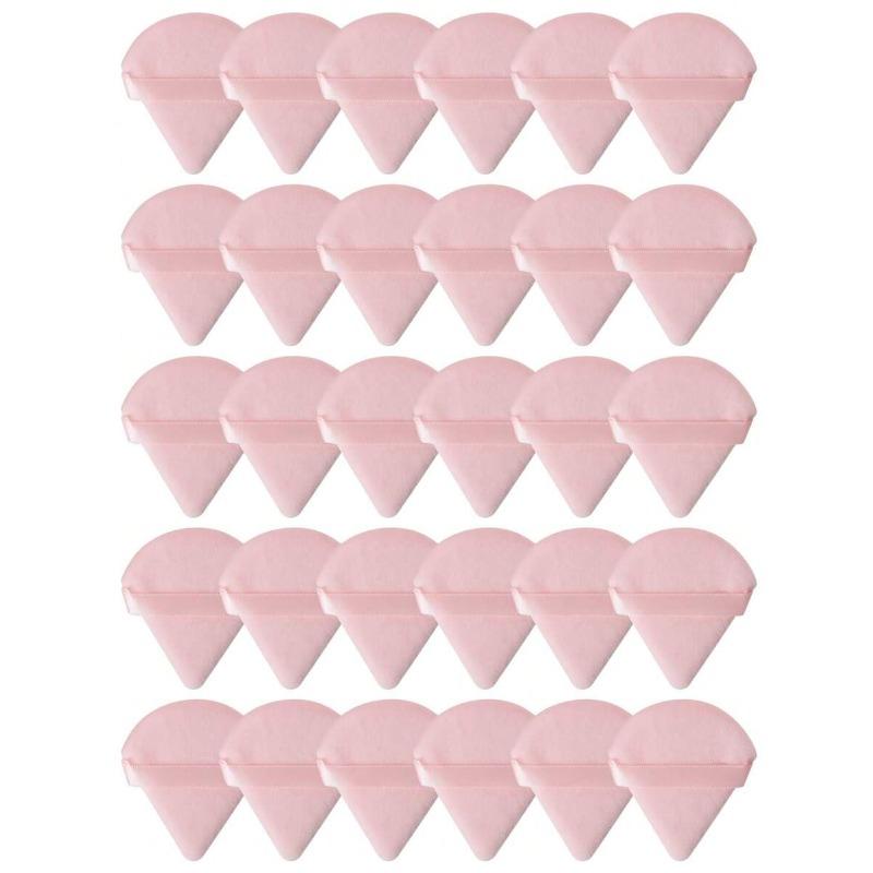 Puszki do makijażu 30 szt. Różowy zestaw puszek do makijażu Miękka trójkątna puszka do pudru mineralnego Gąbka do makijażu do makijażu twarzy Black Friday