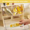 Large Capacity Coffee Capsule Storage Rack Plastic Coffee Pod Holder Tea Bag Storage Box  for Home