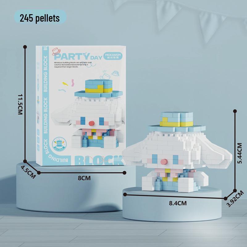 Zodiac Dragon Year Micro-Particle Building Blocks Educational Toys for Children