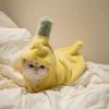 Cat Banana Costume Banana Shaped Outfit Dress Up Outfit For Small Medium Breed Pet Dogs Cat Halloween Christmas Spring Fall