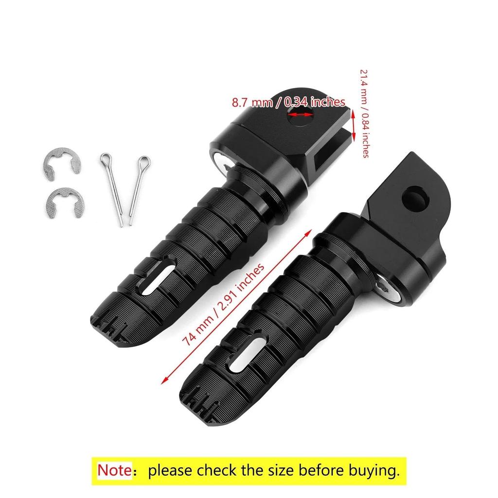 Motorcycle Foot Pedals for Suzuki Hayabusa GSX S750 S1000 GSR250 S Sv650 ABS Front