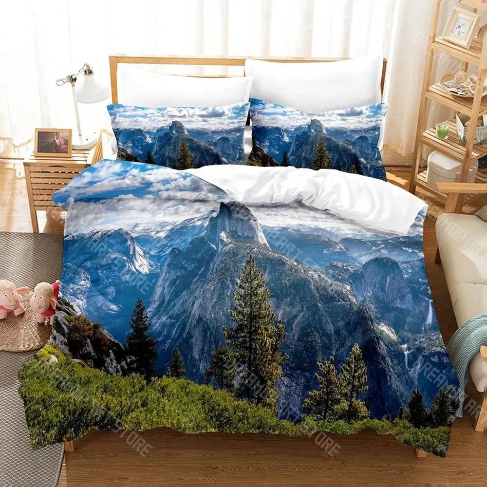 

3D Print Scenic Cartoon Bedding Set Single Twin Full Queen King Size Bed Set Aldult Kid Bedroom Duvetcover Sets Print Bed Sheet EU Single 90x200cm