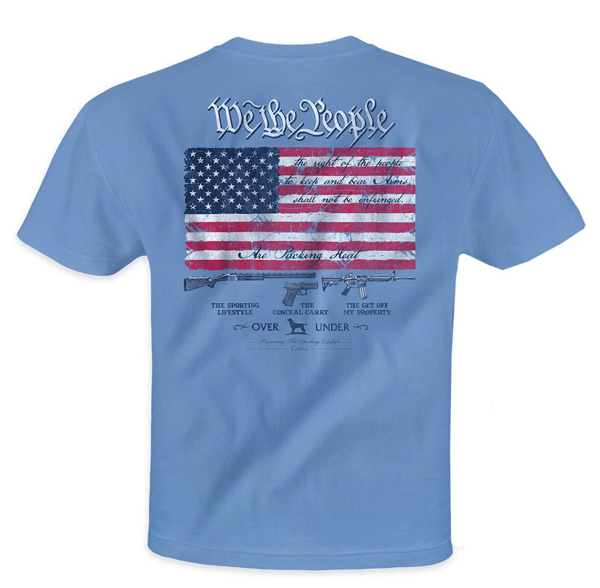 Over Under Right to Bear Arms Short Sleeve T-Shirt L
