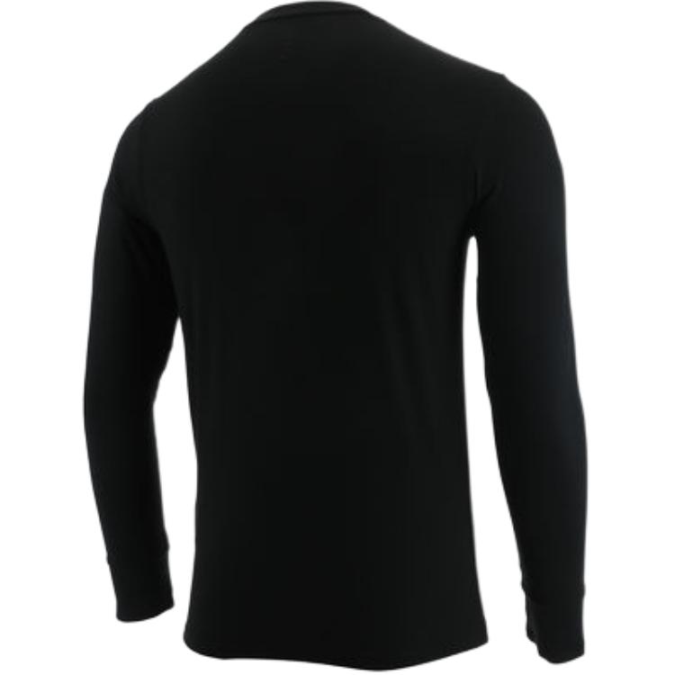 Under Armour Run Laa Letter Print Slim Fit Round Neck Running Long Sleeve T-Shirt Men Tops Black 1379303-001