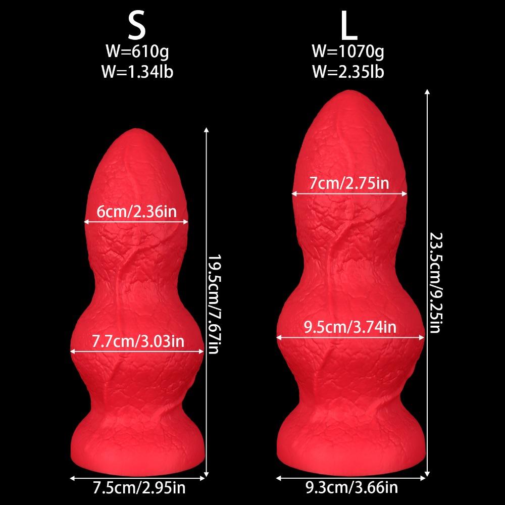 Large Soft Silicone Anal Plug Wearable Anal Expander for Women Adult Toy