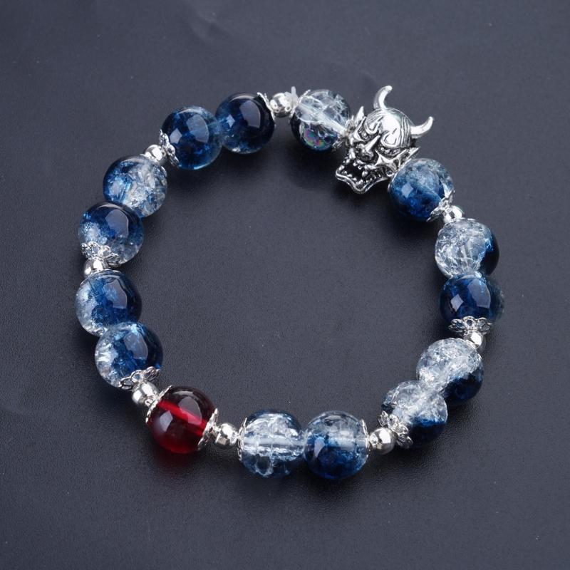 Versatile Glass Beads Handchain Cosplay Bracelet Unisex Bangle Decoration Stylish Wrist Chain Accessories Gifts