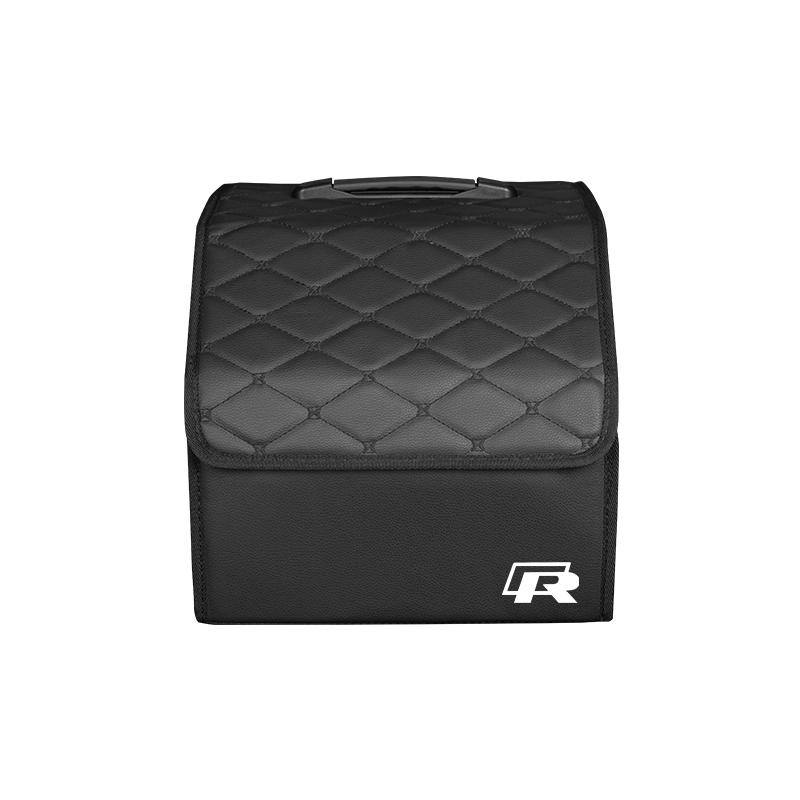 BIG1 Storage Leather Box Trunk Organizer Bag Large Capacity Foldable For VW Golf Polo Tiguan Touran Jetta Passat CC T5 GTI Beetle GTD