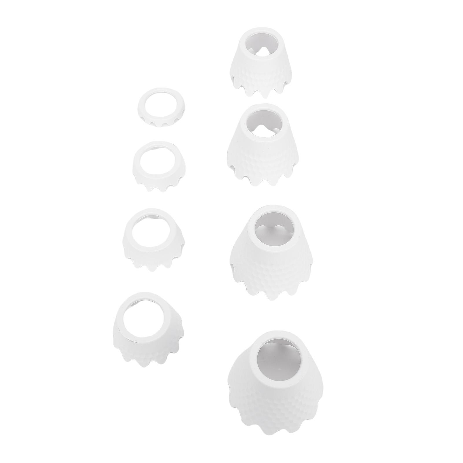 

8Pcs Unbreakable Tees Set TPU 1 4in to 2in Home Practice Training Simulator Tees for Driving Range