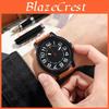Quartz Watch For Men With Luminous Hands Business Casual Alloy Case Leather Strap