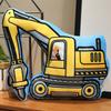 Giocattoli Morbidi Divertenti da Costruzione Cartone Animato Bulldozer Escavatore Camion Bambola di Pezza Morbido Cuscino da Abbraccio Cuscino per Sedia Regalo Bambini Ragazzi Tempo di Gioco