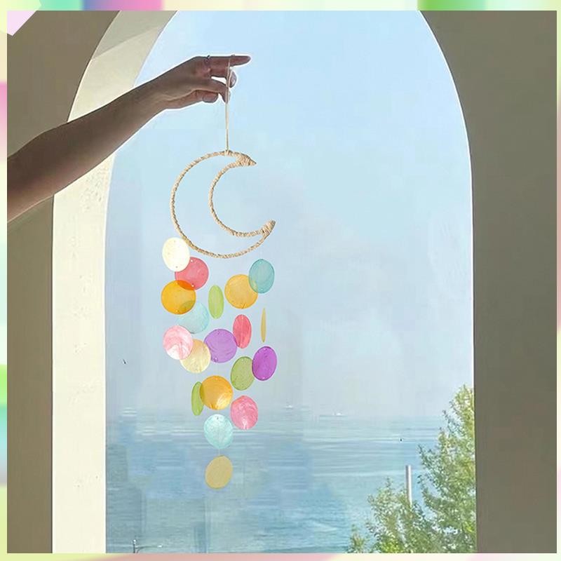 Wind Chime Outdoor Beach Gift Indoor Outdoor Home Moving Garden Decoration White