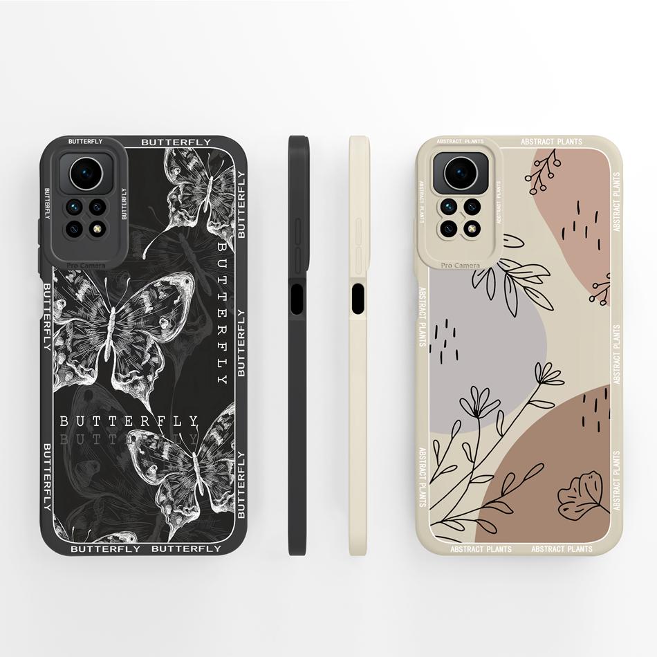 Für Xiaomi Redmi Note 12 Pro 4G 5G Hülle Einzigartig Vollschutz Flüssigsilikon Anti-Schock Abdeckung Für Redmi Note12 Pro 12Pro Funda