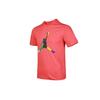 Jordan DNA Jumpman T Shirts Men's Coral Red Crew Neck Moderate Straight Fit CU1975-631