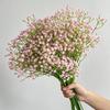 Handmade Single Stem Baby's Breath Artificial Flower Bouquet for Wedding Decoration