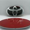 3D Car Logo Modified Car Logo Badges Front And Rear Logo Silver For Hybrid Series Prado Highlander Camry Corolla Styling