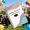 Portable Paper Card Collection Album With Multiple Slots 13x18cm Twin Coil Binding Card Holder For Graduates Students