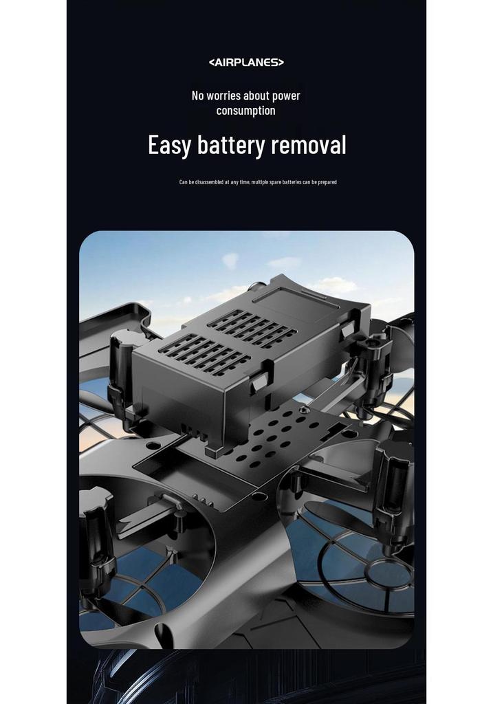 Durable Remote Control Drone: Long Battery & Four-Axis Hovering - Kids' Fighter Aircraft Toy