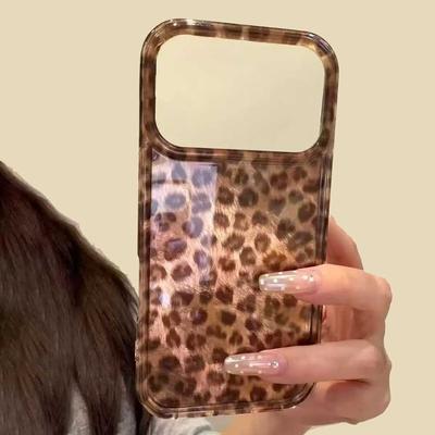 Gold Leopard Mode Damen INS Handyhülle für iphone 17 Air 16 15 14 13 11 12 Pro Max 7 8 Plus X XS XR SE 2022 2020 16e Hülle
