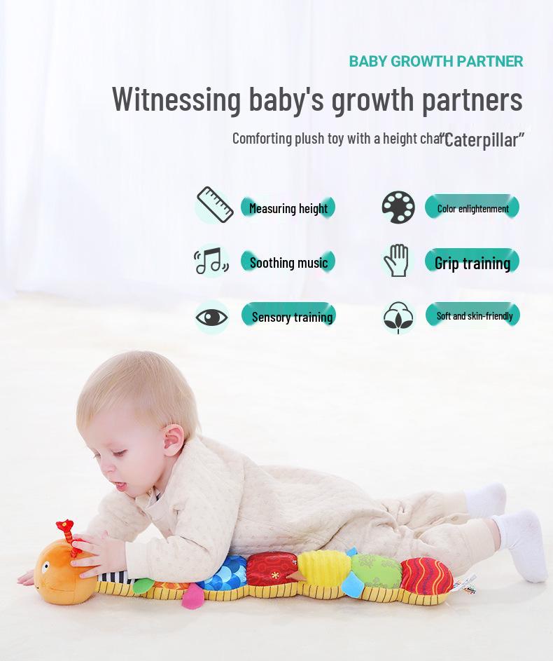 Sozzy Musical Crinkle Plush Doll for Newborns and Infants (0-3 Years)