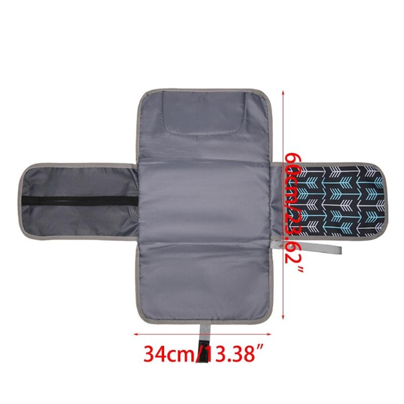 Multifunctional Baby Travel Changing Mat Foldable and Waterproof Diaper Pad Nursing Mattress Crib Bedding Pad Essential
