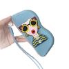 nQv Waterproof Drop-proof Silicone Sunglasses Storage Bag with Hook