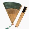 Carved Bamboo Folding Fan Wedding Party Dance Hand Fan Prop Home Decor Chinese Art Craft Wooden Vintage Hollow Antiquity Fan NEW