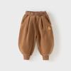 David Bella Children's 2026 Winter Fleece Pants for Girls and Boys, Thickened Jogger Pants, Baby Big Bottom Pants