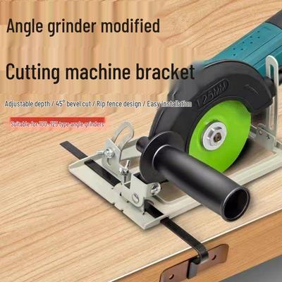 Universal Angle Grinder To Cutting Machine Conversion Stand for Wood, Metal & Tile