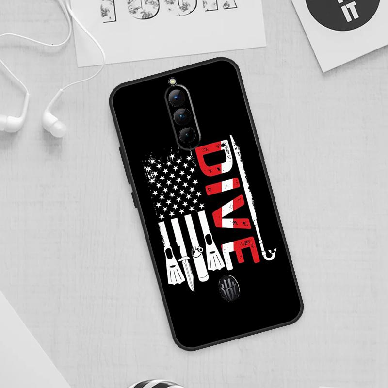 

Scuba Diving Diver Case For ZTE Nubia Red Magic 10 Air 8 8S 9 9S 10S 11 Pro Plus 5G 5S 6R 6 7 6S 7S Pro Cover Red Magic 11 Pro