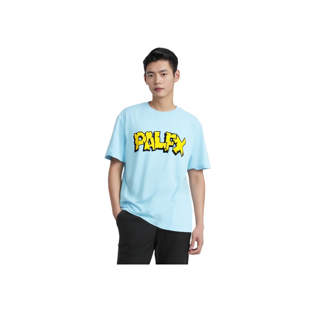 Palace Alphabet Basic Print Short Sleeve T-Shirt Unisex Tops Blue P20TS101