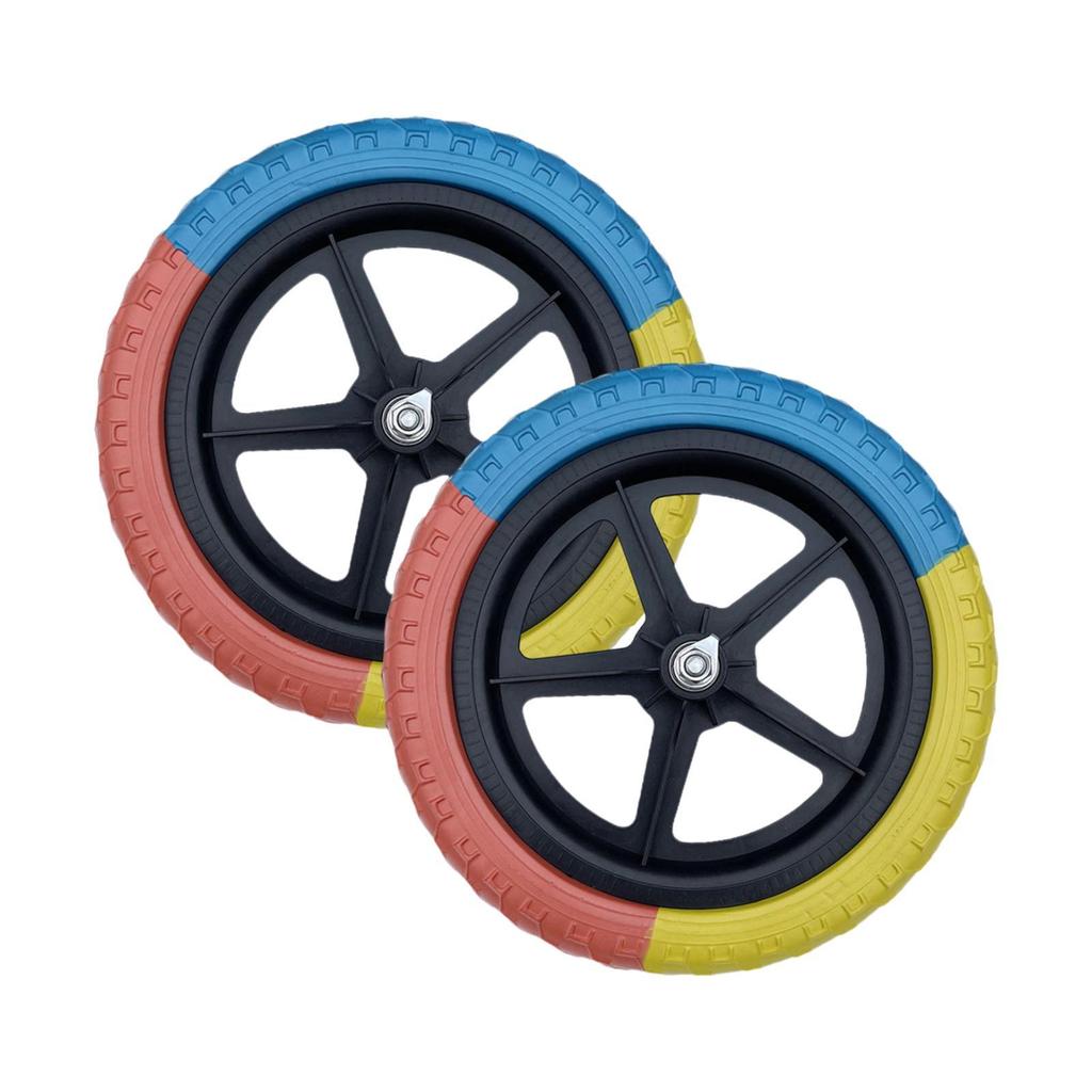 2Pcs Bike Replacement Wheel Children's Bicycle Replace Parts Easy Installation Professional
