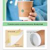 Deli 280ml Double-Layer Kraft Disposable Cups