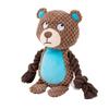 1pc Cartoon Animal Dog Toy Cute Plush Puppy Chew Pet Squeak Knot Toy Cartoon Rabbit Monkey
