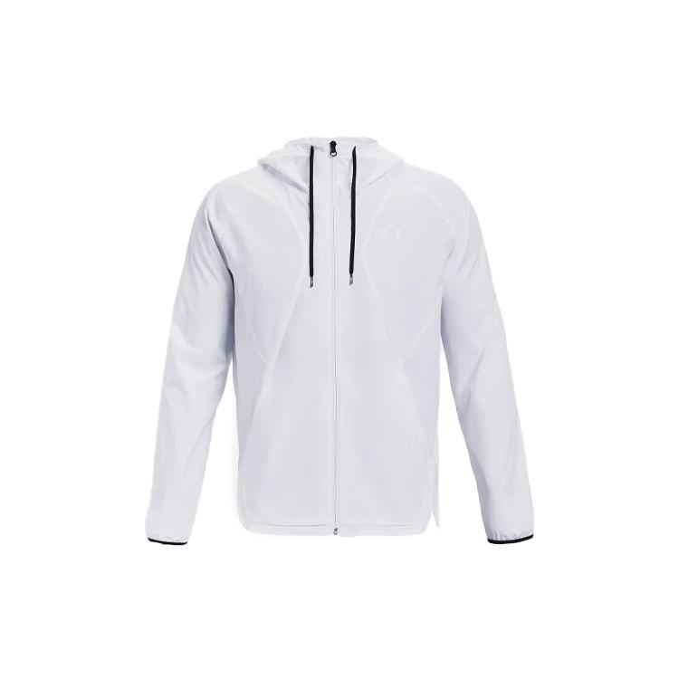 Under Armour Коллекция Woven Куртки Мужские Белый С капюшоном Умеренный Другое 1361612-100 L